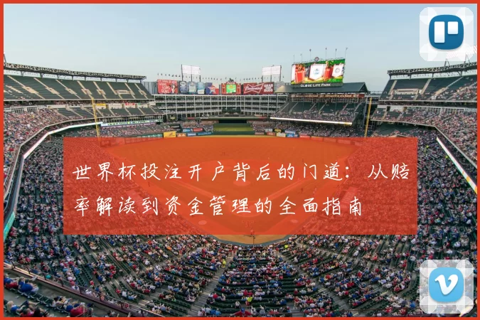 世界杯投注开户背后的门道：从赔率解读到资金管理的全面指南
