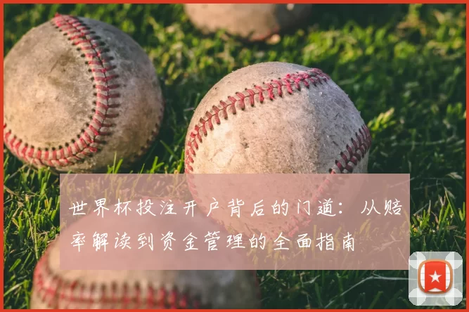 世界杯投注开户背后的门道：从赔率解读到资金管理的全面指南